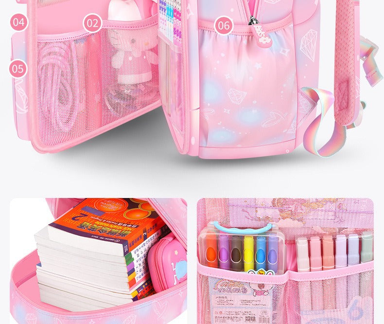 Children School Bags For Girls Lightweight Kids Princess Backpack Schoolbag Primary School Backpack Kids Book bag Mochila