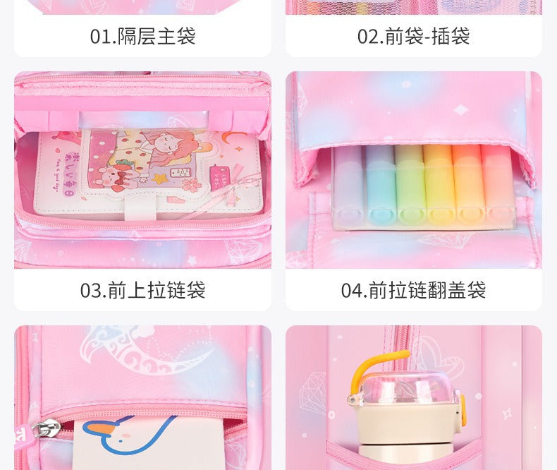 Children School Bags For Girls Lightweight Kids Princess Backpack Schoolbag Primary School Backpack Kids Book bag Mochila