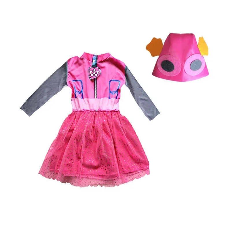 Anime Dog Patrol Kinder Tops Hosen Rucksack Hut Marshall Chase Skye Zuma Rubble Kinder Patrol Uniformen Halloween Cosplay Kostüm