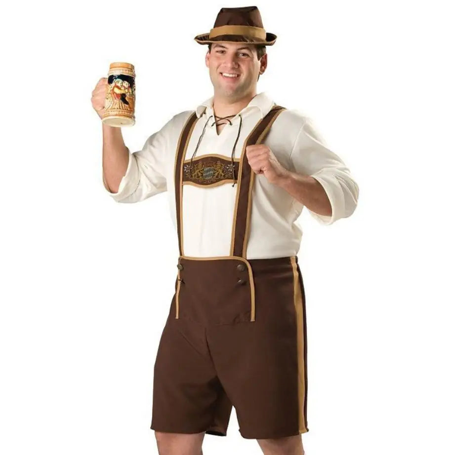 Männliche Frau Oktoberfest Kostüm Traditionelles Paar Deutsches Bayerisches Bier Outfit Cosplay Halloween Karneval Festival Party Kleidung