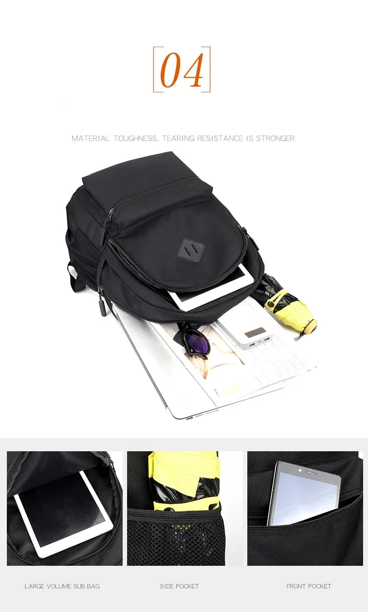 Solid Color Backpack Fashion Men Women Backpack High Capacity Schoolbags For Teenager Girls Boys Male Shoulder Bags