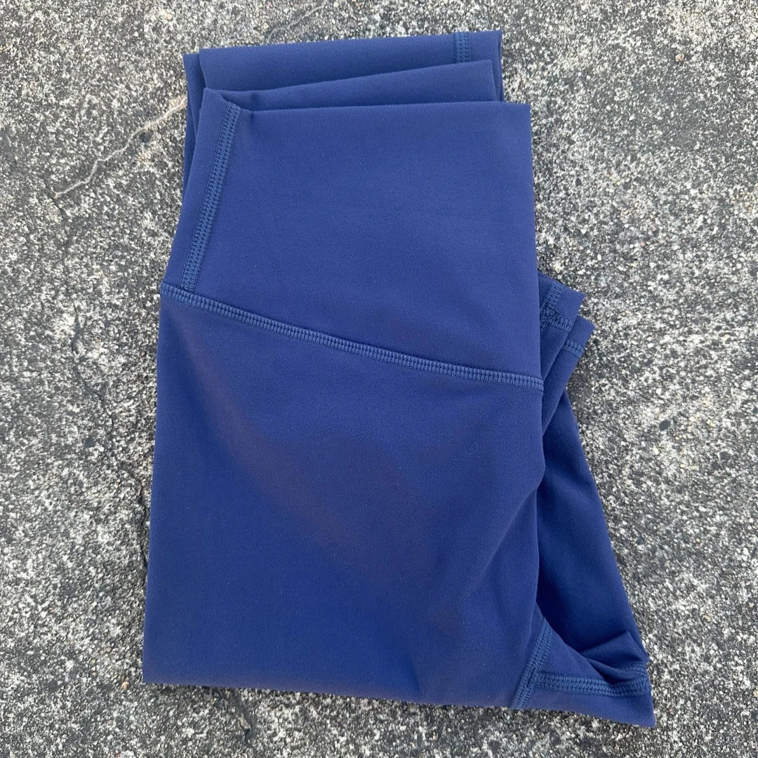 Hochfeste Kompression, einfarbig, weich, für Damen, Sporthose, enge Butter, hohe Taille, Yoga-Leggings, sportliches Fitnessstudio, umfassende Kleidung