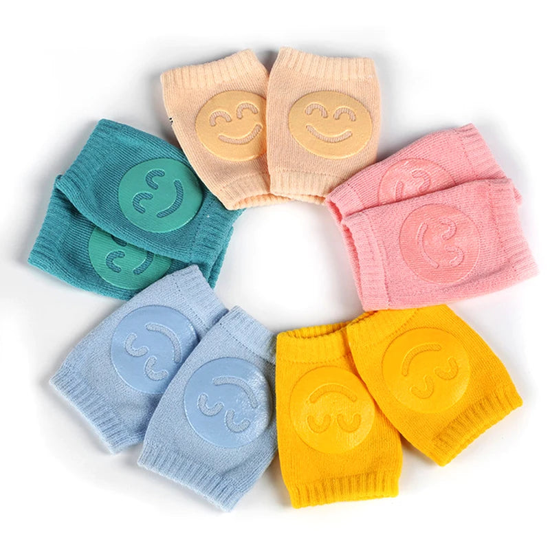 5 Paar Baby-Knieschützer für Kleinkinder, Krabbeln, rutschfest, solide, für Jungen und Mädchen, Ellenbogenpolster, Sicherheitsschutz, Kleinkind-Beinwärmer