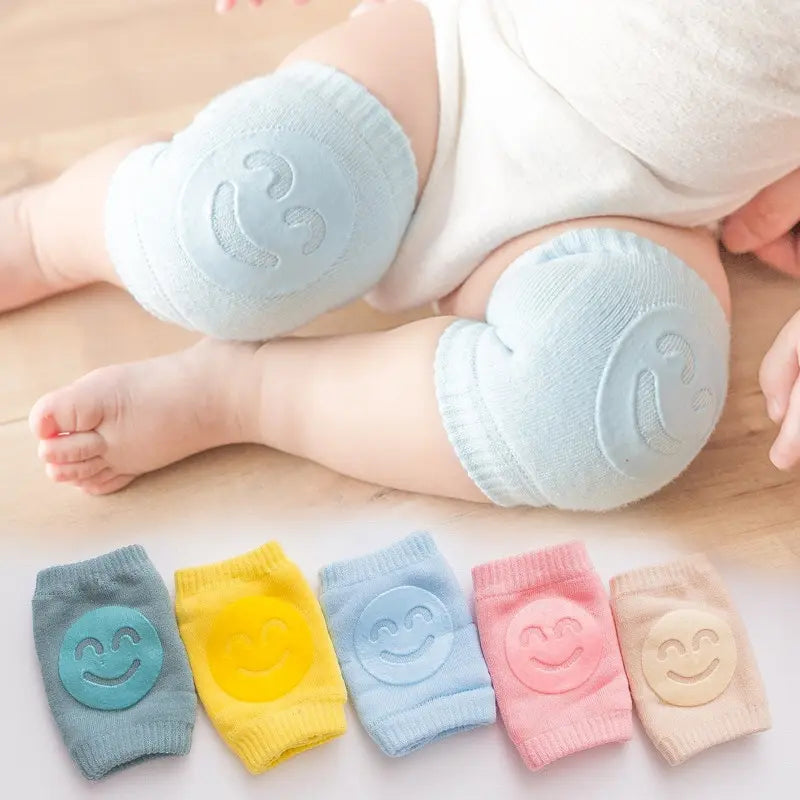 5 Paar Baby-Knieschützer für Kleinkinder, Krabbeln, rutschfest, solide, für Jungen und Mädchen, Ellenbogenpolster, Sicherheitsschutz, Kleinkind-Beinwärmer
