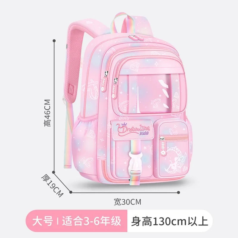 Children School Bags For Girls Lightweight Kids Princess Backpack Schoolbag Primary School Backpack Kids Book bag Mochila