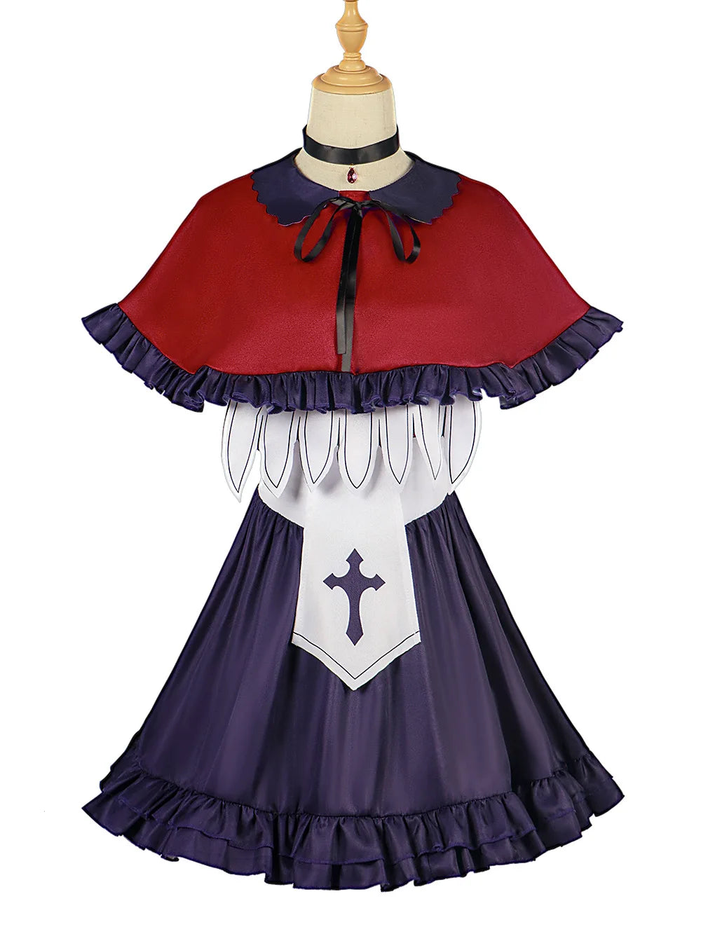 Oshi No Ko Arima Kana/Hoshino Ruby Gesangs- und Tanzaufführungskleid Mädchen Rote Uniform Halloween Anime Karneval Crossdressing-Set