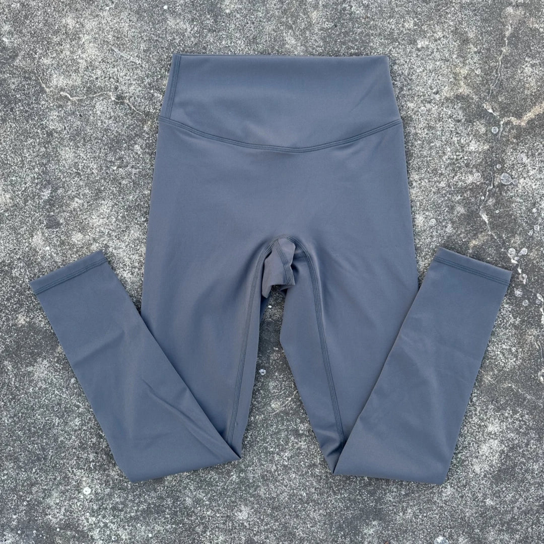 Hochfeste Kompression, einfarbig, weich, für Damen, Sporthose, enge Butter, hohe Taille, Yoga-Leggings, sportliches Fitnessstudio, umfassende Kleidung
