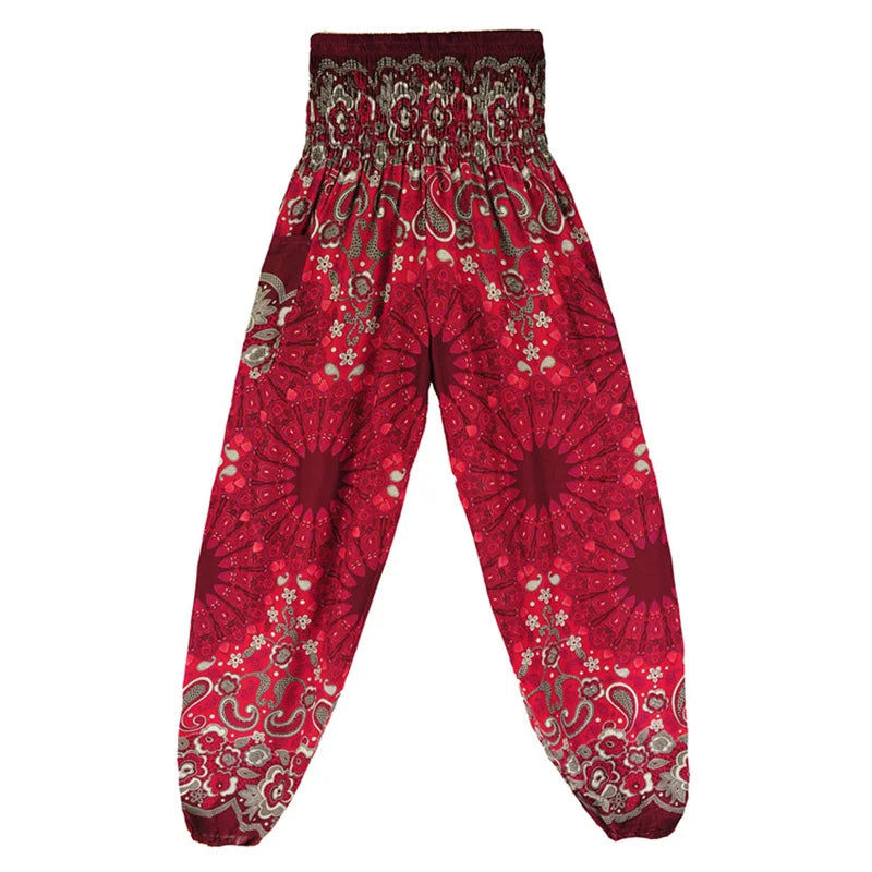 Yoga Hosen Frauen Hippie Harem Gedruckt Leggings Boho Hohe Taille Pantalone De Mujer Cintura Alta Calca Feminina Strand
