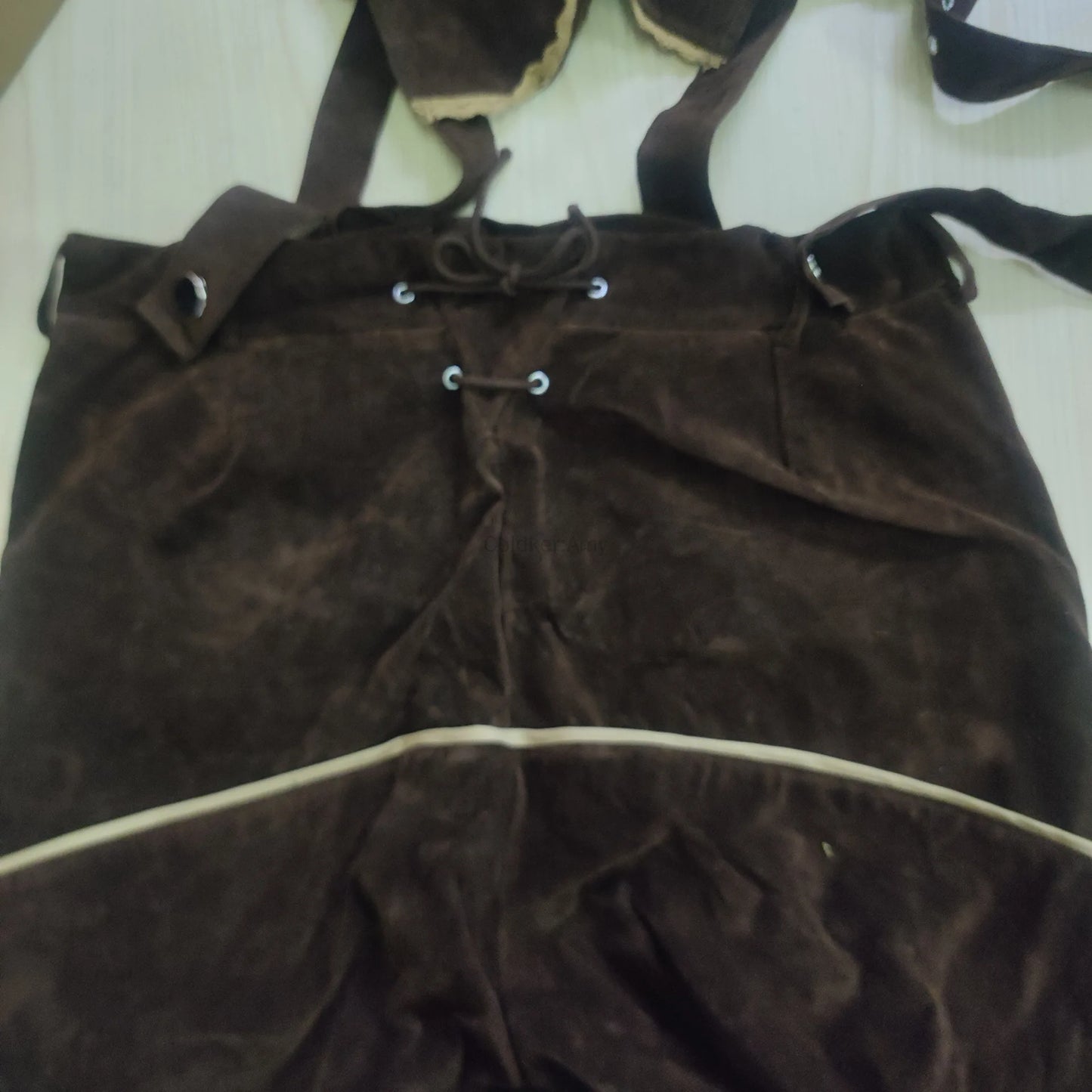 Herren Lederhosen Kostüm Deutsches Trachtenoutfit mit Hosenträgern für das Münchner Oktoberfest und Cosplay-Overall