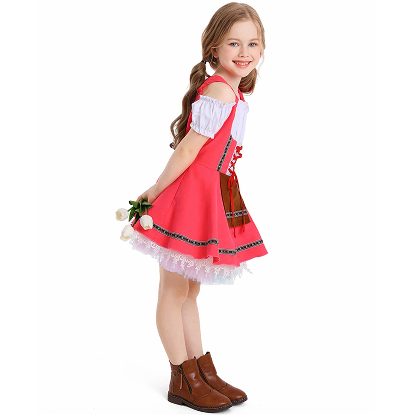 Oktoberfest Kostüme für Kinder, deutsches Oktoberfest-Kleid, Mädchen, bayerisches Festival, Party, Bier, Mädchen, Karneval, Cosplay, Dirndl, Halloween