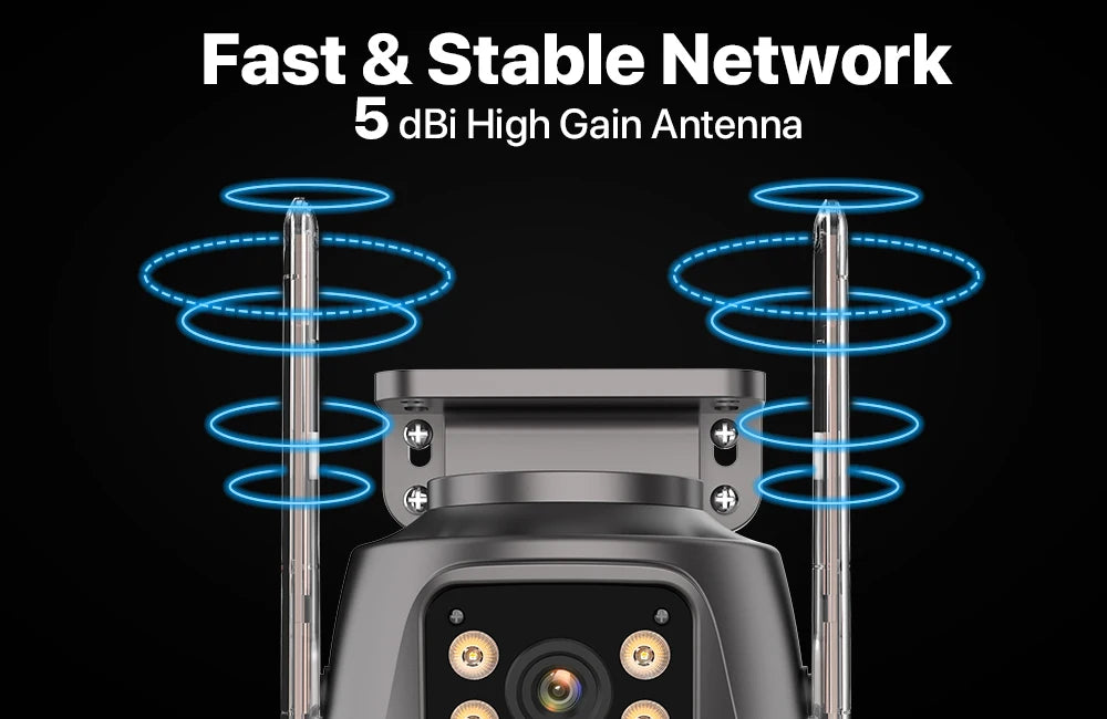 4K 8MP HD Wifi PTZ-Kamera für den Außenbereich, 4MP, Doppelobjektiv, Doppelbildschirm, AI-Auto-Tracking, IP-Kamera, CCTV, Audio-Videoüberwachung, P2P, iCSee