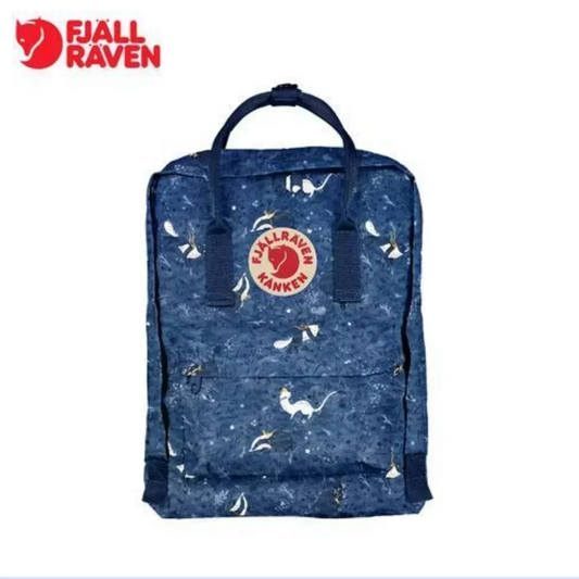 Classic Fjallraven Kanken School Backpack with Arctic Fox Logo Men Women