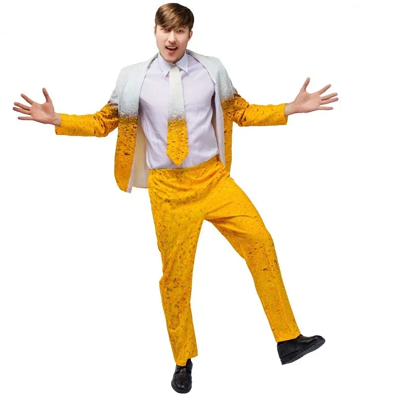 Herren Oktoberfest Kostüm Anzug Bayerisches Bier Cosplay Dress Up Damen Anzug Kleidung Rollenspiel Halloween Party Fantasia Kostüm