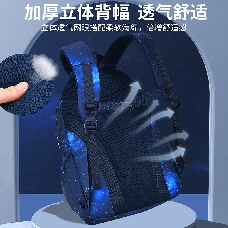 Children Backpack Fashion Starry Sky Kids Waterproof School Bags For Boys Girls Backpack Mochila Infantil Book Bag