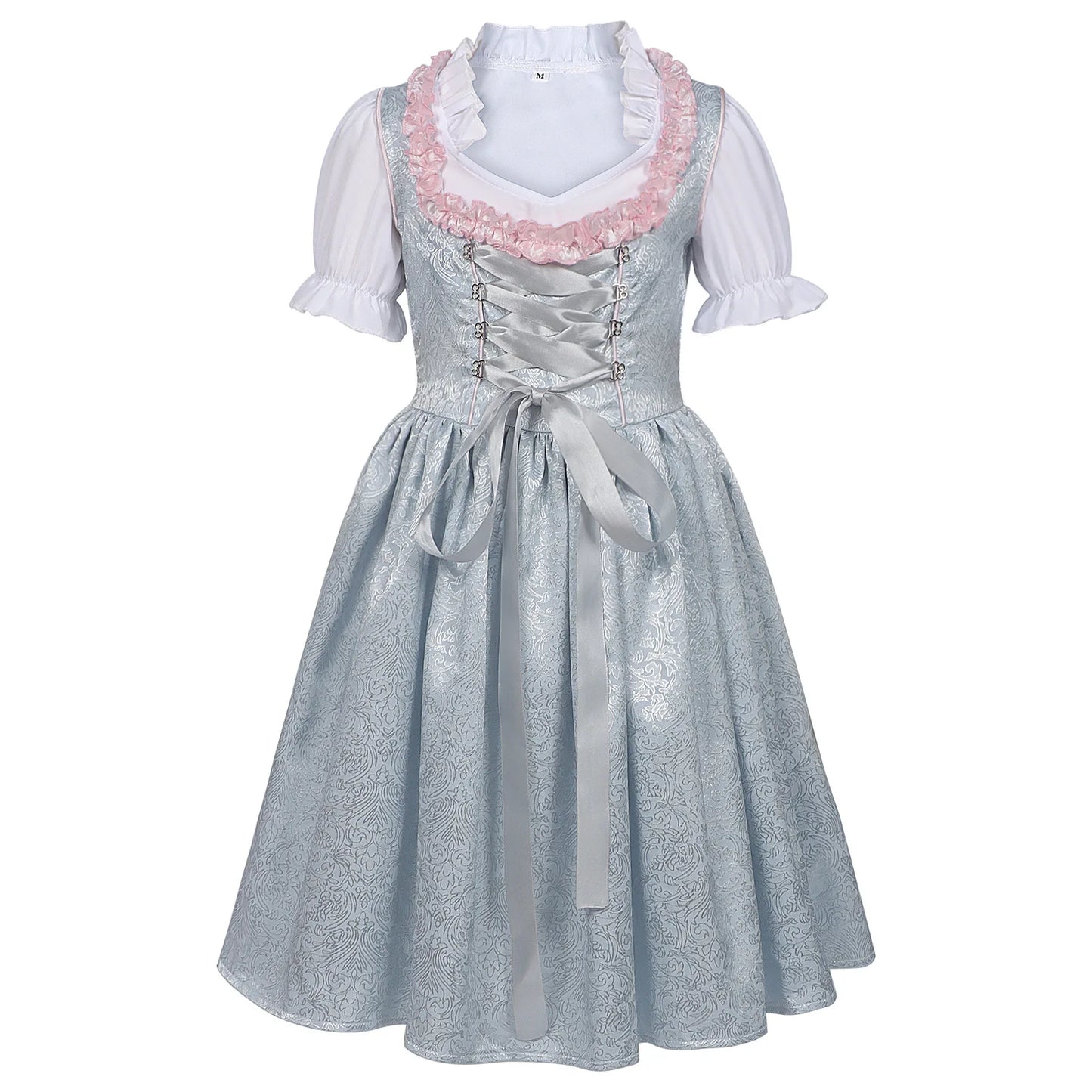 Neu 2025 Sommer Bayerische Oktoberfest Kostüme Dirndl Kleider Mädchen Spitze Kalte Schulter Kleid Bayerische Deutsche Bier Mädchen Kostüm