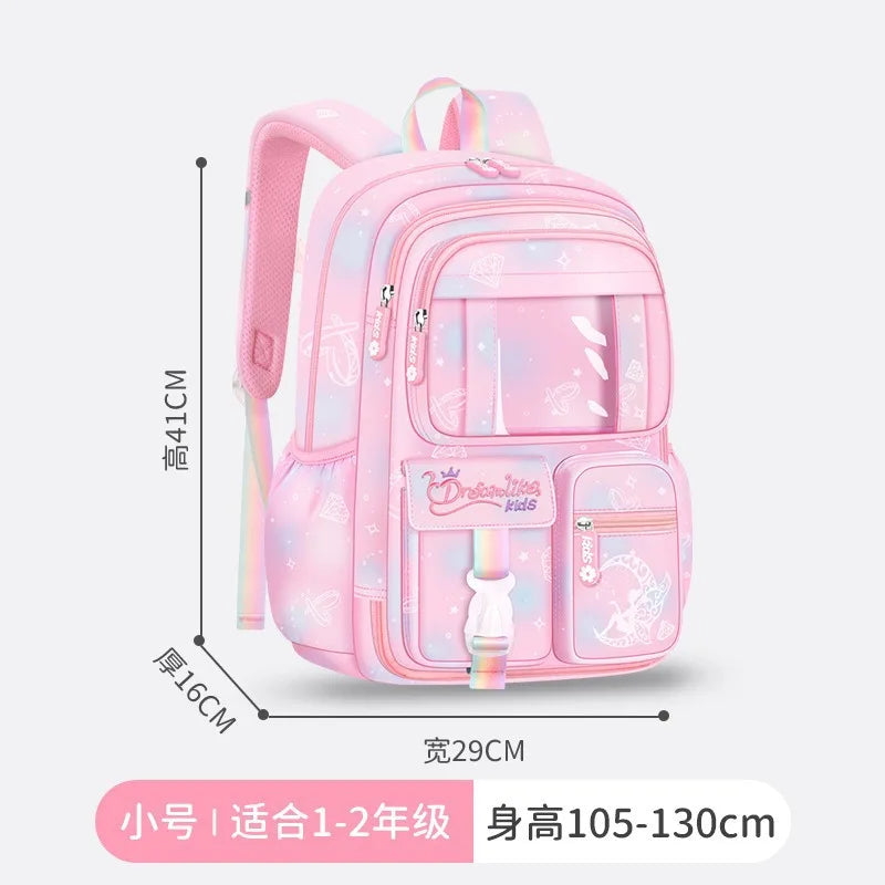 Children School Bags For Girls Lightweight Kids Princess Backpack Schoolbag Primary School Backpack Kids Book bag Mochila