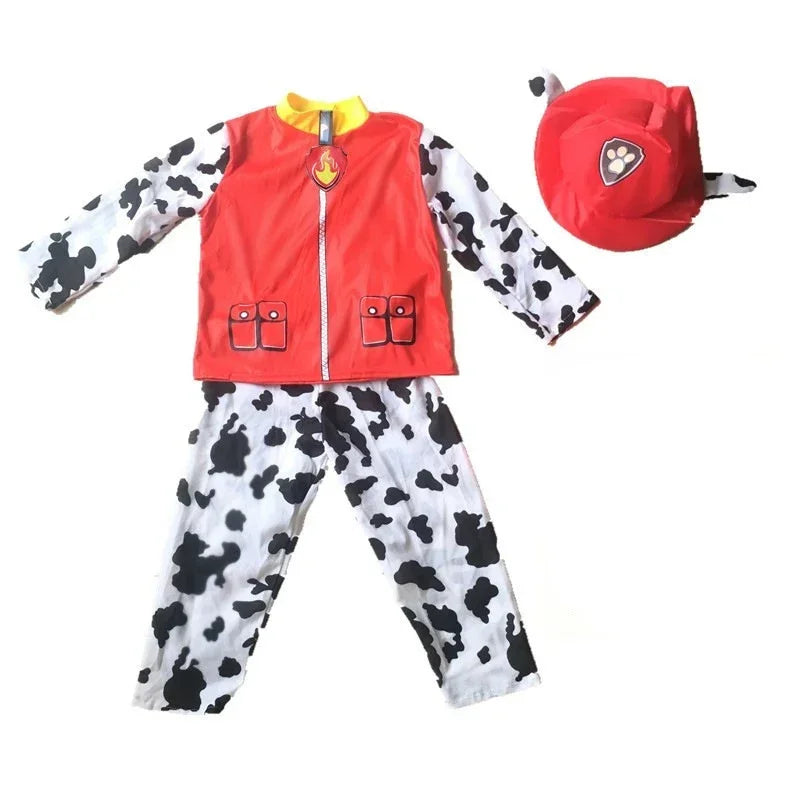 Anime Dog Patrol Kinder Tops Hosen Rucksack Hut Marshall Chase Skye Zuma Rubble Kinder Patrol Uniformen Halloween Cosplay Kostüm