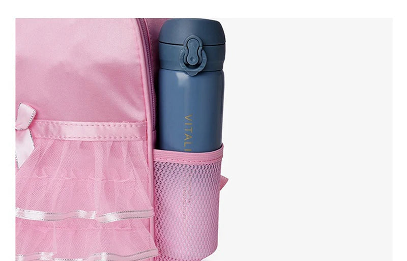 Snow White Princess Children Kawaii Bag for Girl Kids Pink Dancing Backpacks Girls Ballet Dance Bags Baby School Backpack