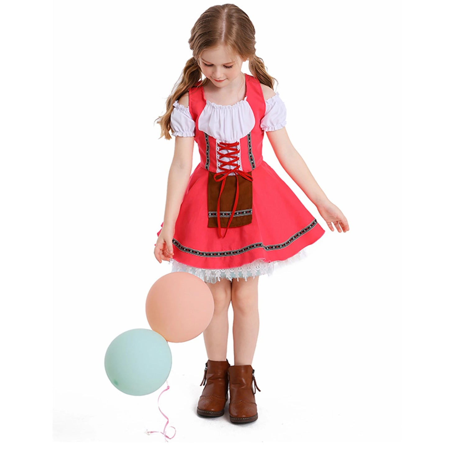Oktoberfest Kostüme für Kinder, deutsches Oktoberfest-Kleid, Mädchen, bayerisches Festival, Party, Bier, Mädchen, Karneval, Cosplay, Dirndl, Halloween