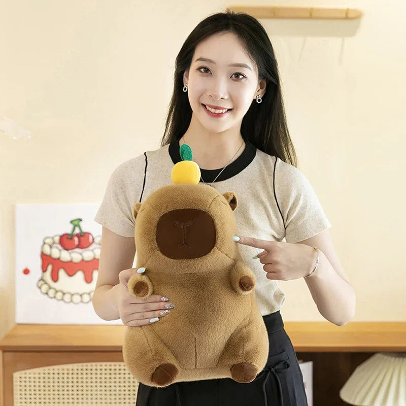 25 cm Serie Capybara Plüsch Simulation Capybara Anime Fluffty Spielzeug Süße Puppe Kuscheltiere Weiche Puppe Plüsch Weihnachtsgeschenke