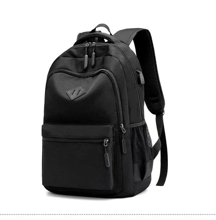Solid Color Backpack Fashion Men Women Backpack High Capacity Schoolbags For Teenager Girls Boys Male Shoulder Bags