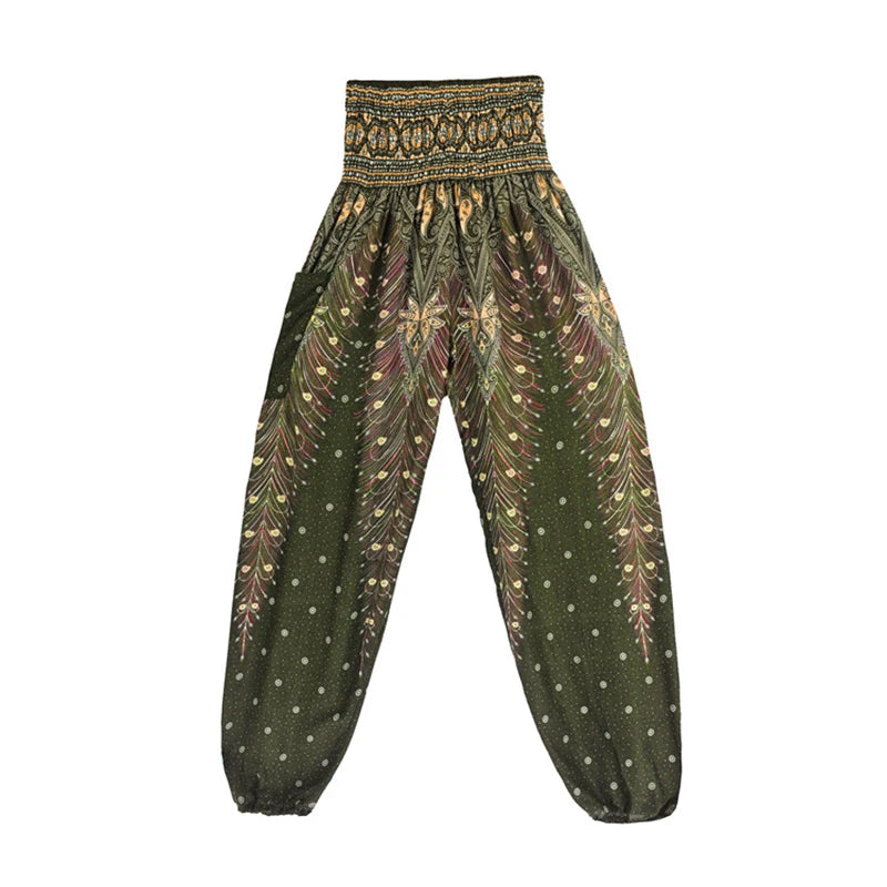 Yoga Hosen Frauen Hippie Harem Gedruckt Leggings Boho Hohe Taille Pantalone De Mujer Cintura Alta Calca Feminina Strand