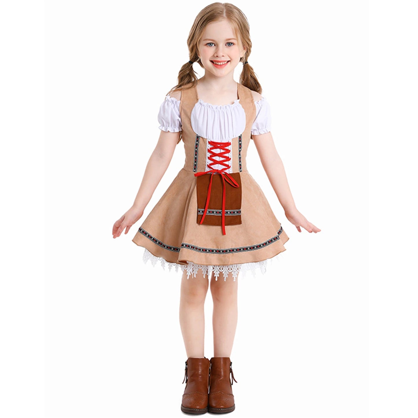 Oktoberfest Kostüme für Kinder, deutsches Oktoberfest-Kleid, Mädchen, bayerisches Festival, Party, Bier, Mädchen, Karneval, Cosplay, Dirndl, Halloween