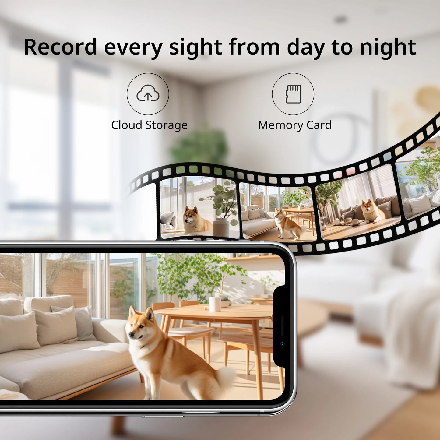 BoyKeep Smart Kamera 2K Sicherheitsschutz WLAN-Überwachung 5G/2,4 GHz Innenbereich Baby Nachtsicht 360° Schwenk- und Neigefunktion 2-Wege-Audio K30