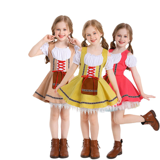 Oktoberfest Kostüme für Kinder, deutsches Oktoberfest-Kleid, Mädchen, bayerisches Festival, Party, Bier, Mädchen, Karneval, Cosplay, Dirndl, Halloween