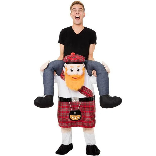 Unisex Halloween Party Cosplay Kostüme Sets für Frauen Männer Zurück Lustige Tier Hosen Fancy Dress Up Oktoberfest Overalls Strampler