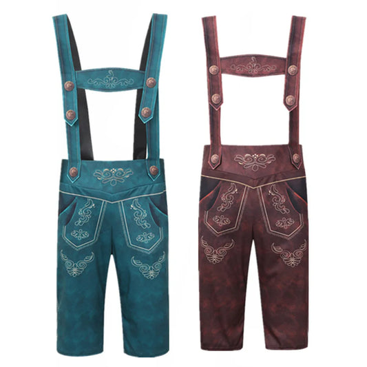 Männliche Bayerische Lederhosen Oktoberfest Kostüm Deutsche Bier Festivals Hosenträger Männer Cosplay Halloween Karneval