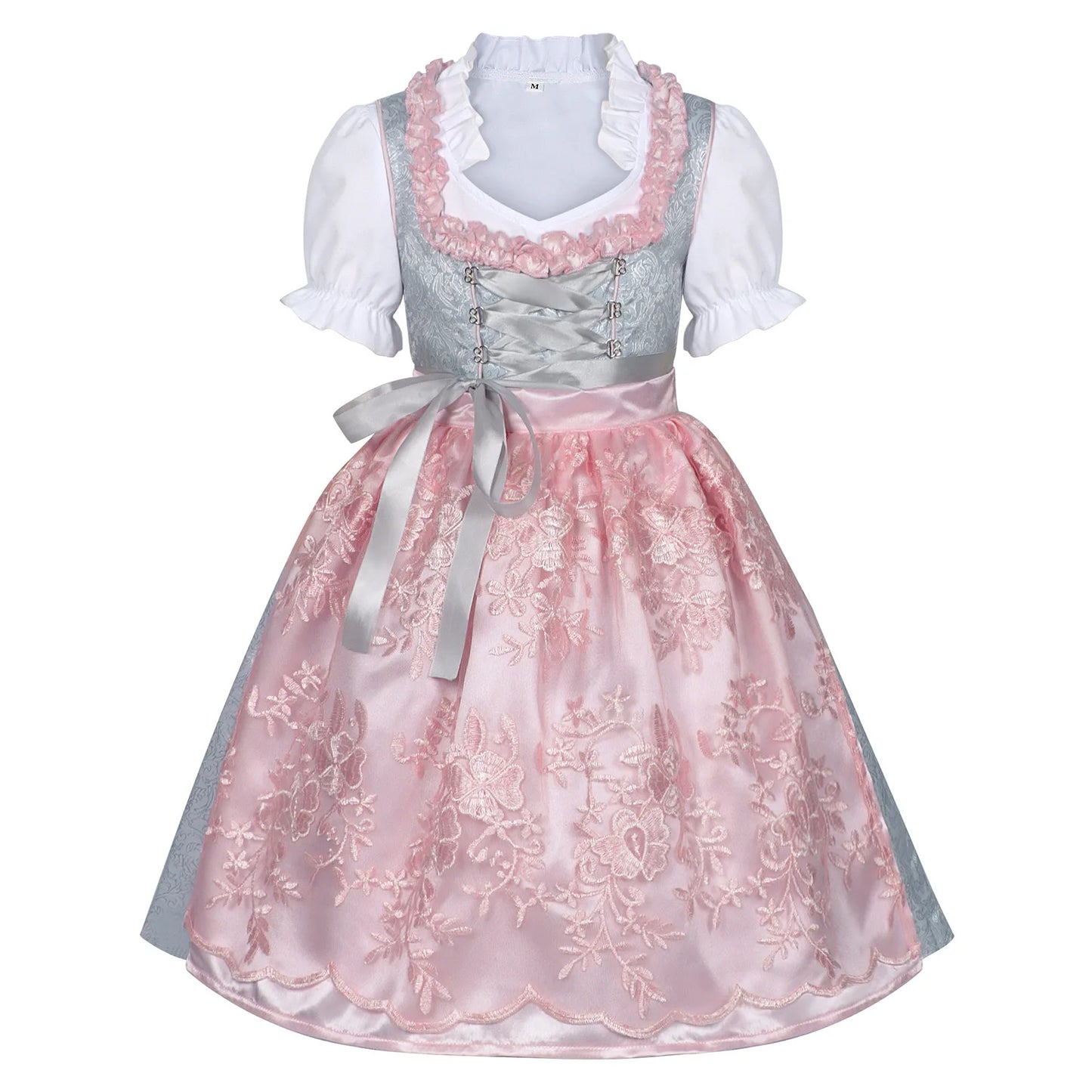 Neu 2025 Sommer Bayerische Oktoberfest Kostüme Dirndl Kleider Mädchen Spitze Kalte Schulter Kleid Bayerische Deutsche Bier Mädchen Kostüm