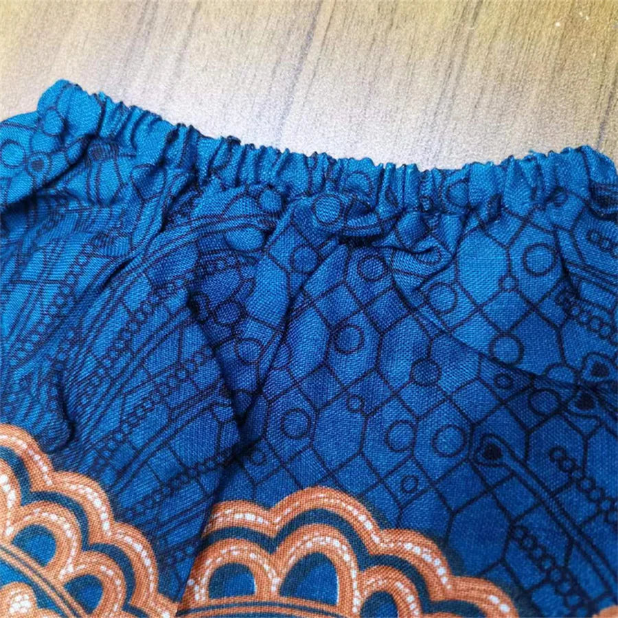 Bohemian Hosen Frauen Pantalones Mujer Hippie Hohe Taille Rayon Harem Baggy Boho Yoga Strand Tragen Gießen Femme Calca Feminina Gedruckt