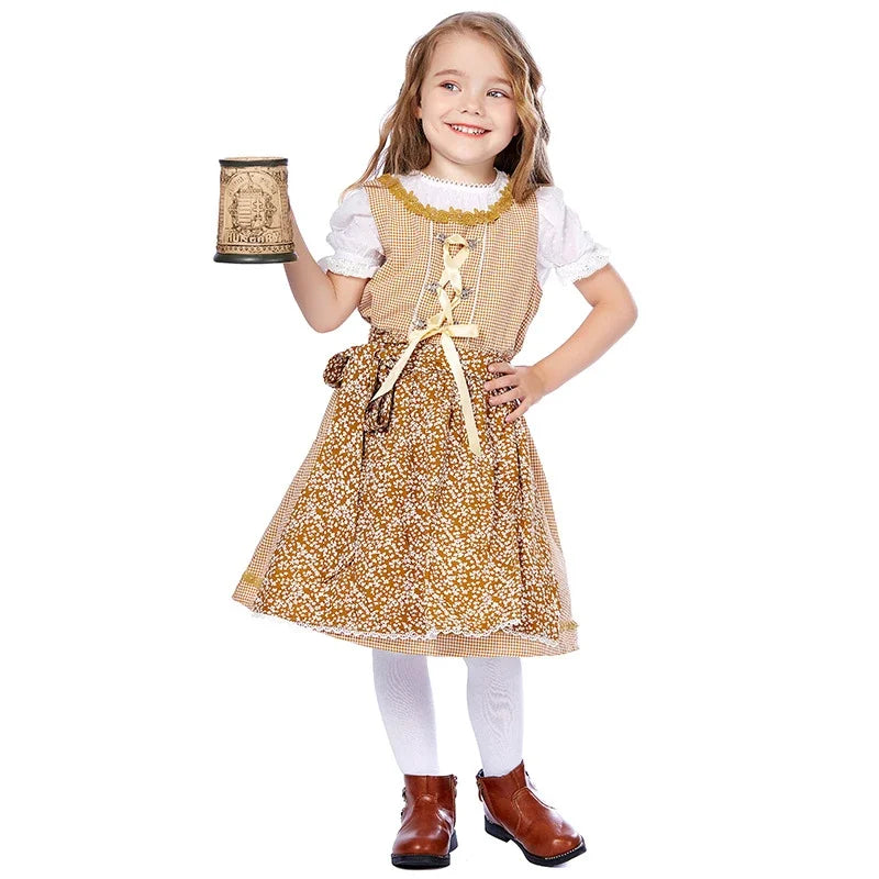 Bayerische Fantasia Festival Party Kinder Bier Mädchen Cospaly Kleid Deutsch Oktoberfest Kinder Kostüm Jungen Oktoberfest Kostüme