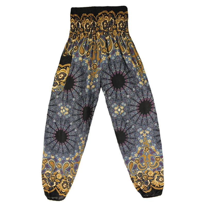Yoga Hosen Frauen Hippie Harem Gedruckt Leggings Boho Hohe Taille Pantalone De Mujer Cintura Alta Calca Feminina Strand