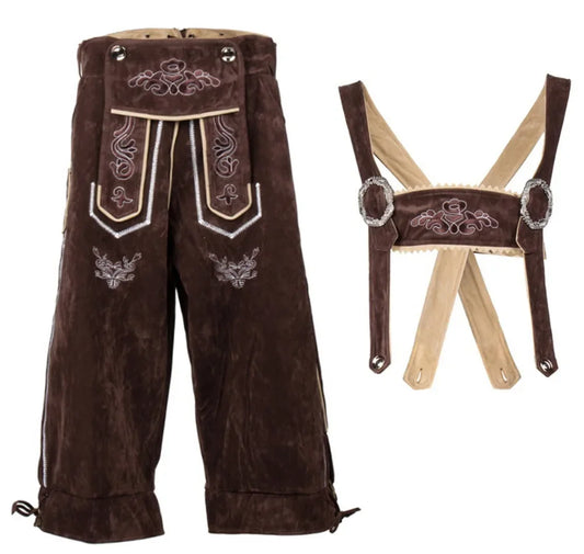 Größe S-2XL Herren Lederhosen Oktoberfest Kostüme Traditionelle deutsche bayerische Bier männliche Cosplay Partykleidung