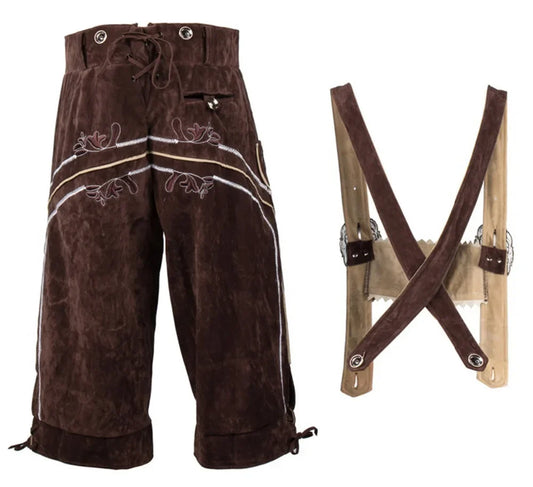 Größe S-2XL Herren Lederhosen Oktoberfest Kostüme Traditionelle deutsche bayerische Bier männliche Cosplay Partykleidung