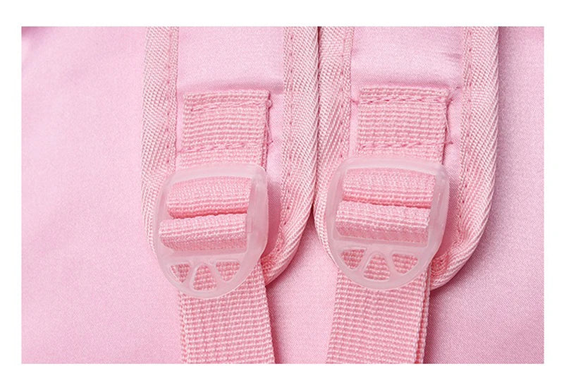 Minnie Mouse Children Kawaii Bag for Girl Dance Bag Kid Letter Pink Dancing Backpacks Girl Ballet Dance Bag Baby School Backpack