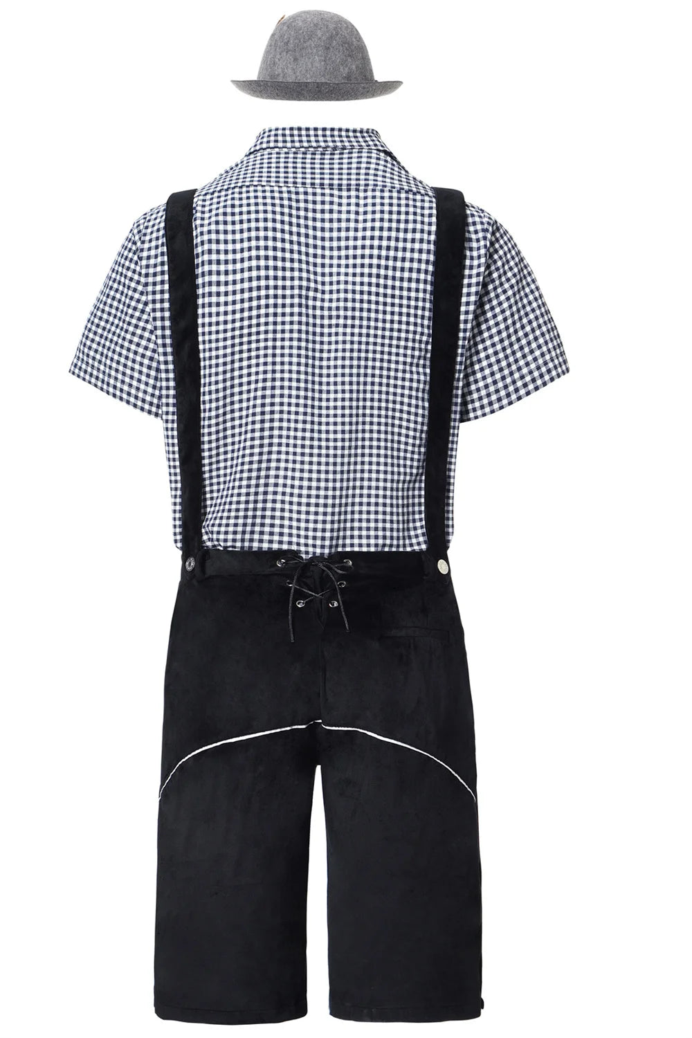 Mann Karneval Oktoberfest Kostüm Top Halfter Lederhosen Hut Bayerischer Barkeeper Halloween Cosplay Phantasie Partykleid