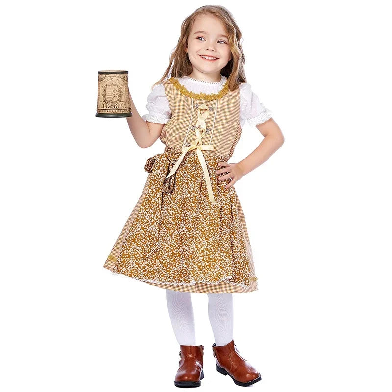 Bayerische Fantasia Festival Party Kinder Bier Mädchen Cospaly Kleid Deutsch Oktoberfest Kinder Kostüm Jungen Oktoberfest Kostüme
