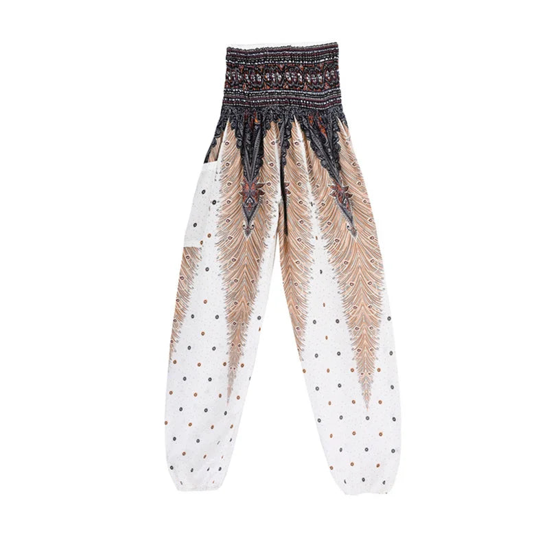 Yoga Hosen Frauen Hippie Harem Gedruckt Leggings Boho Hohe Taille Pantalone De Mujer Cintura Alta Calca Feminina Strand