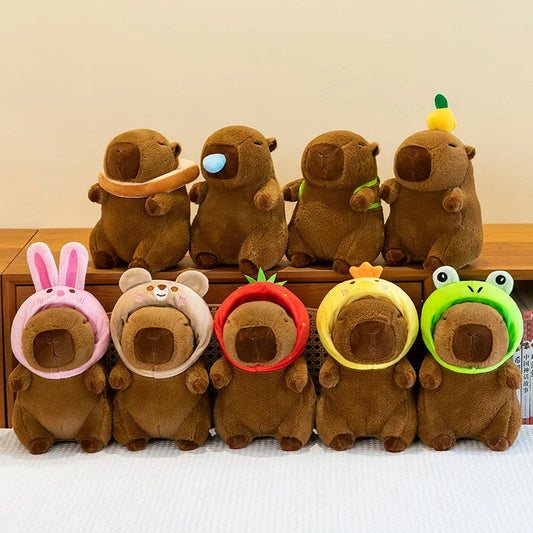 25 cm Serie Capybara Plüsch Simulation Capybara Anime Fluffty Spielzeug Süße Puppe Kuscheltiere Weiche Puppe Plüsch Weihnachtsgeschenke