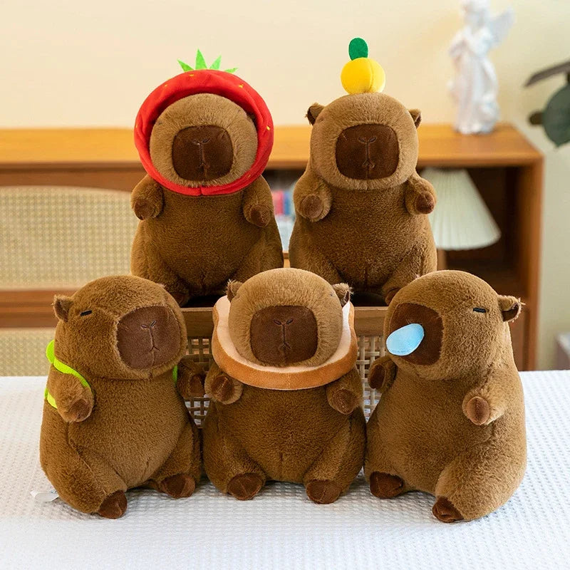 25 cm Serie Capybara Plüsch Simulation Capybara Anime Fluffty Spielzeug Süße Puppe Kuscheltiere Weiche Puppe Plüsch Weihnachtsgeschenke