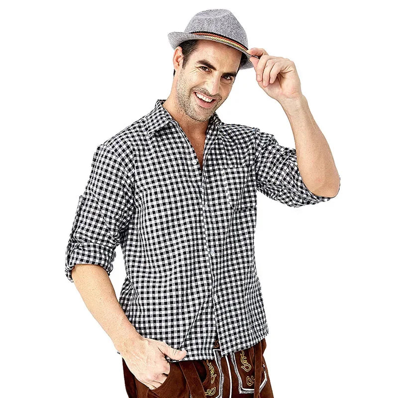 Männer Bayerisches Bier Männliches Hemd Strampler Shorts Set Cosplay Kostüm Deutsches Oktoberfest Kostüme Halloween Festival Party Outfit