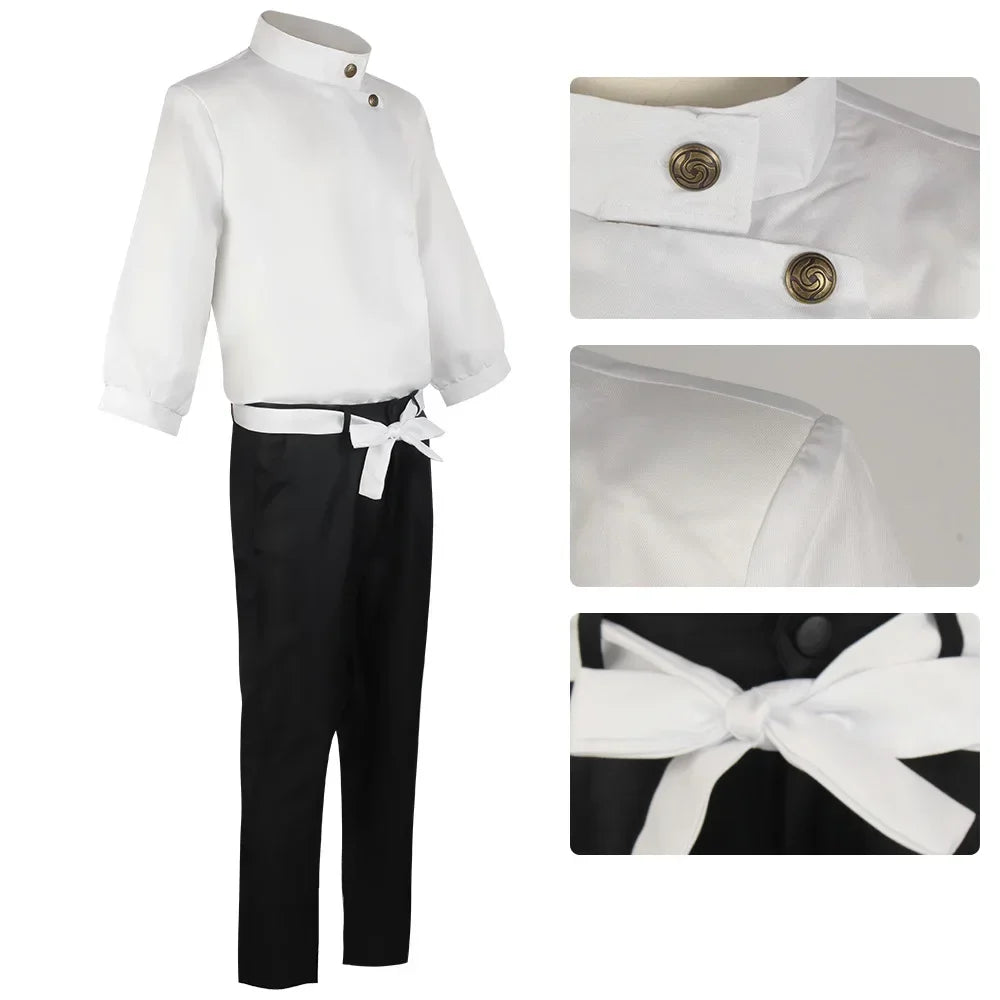 Anime Jujutsu Kaisen Okkotsu Yuta Cosplay Kostüm Tops Hosen Gürtel Uniformen Für Männer Frauen Halloween Karneval Party Comic Con