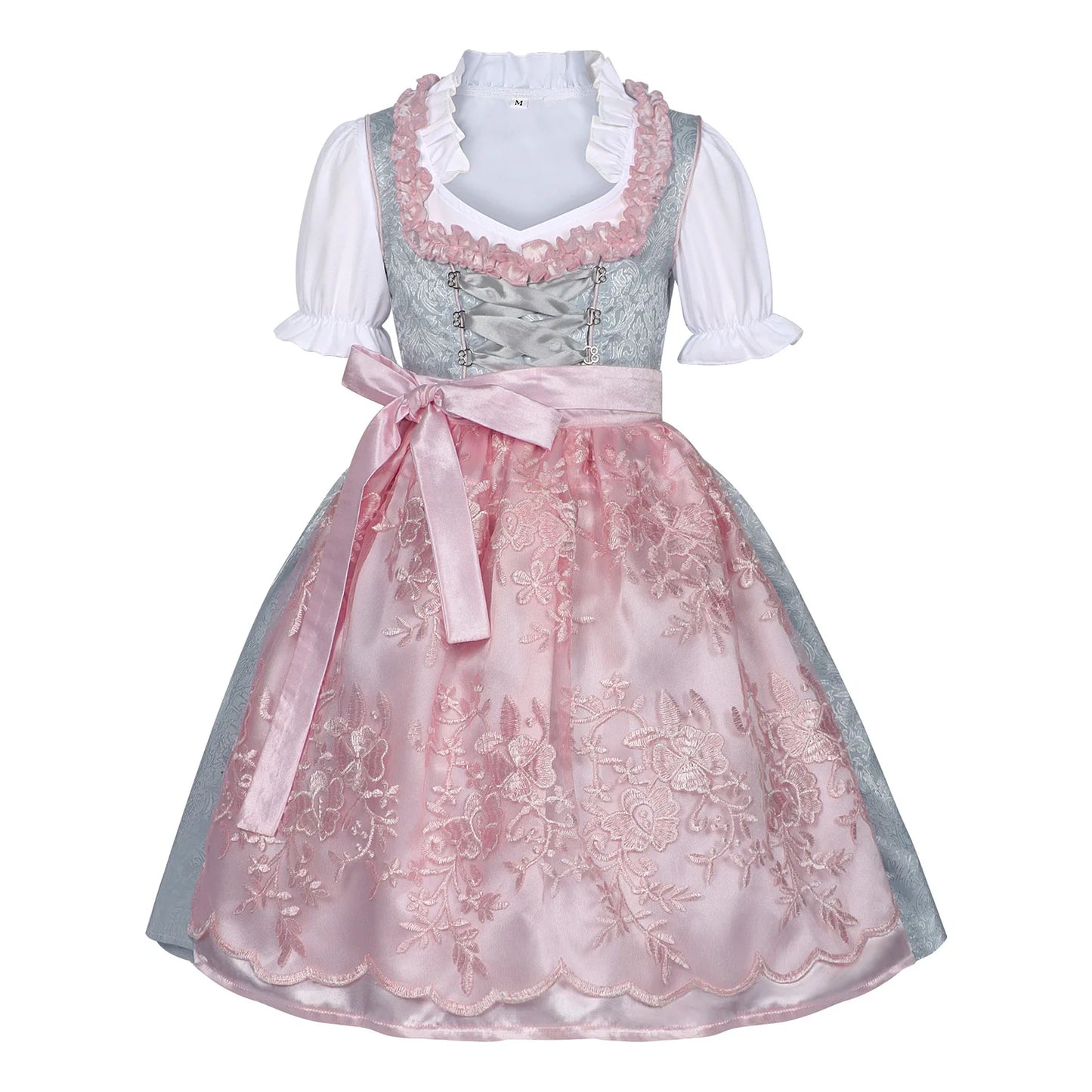 Neu 2025 Sommer Bayerische Oktoberfest Kostüme Dirndl Kleider Mädchen Spitze Kalte Schulter Kleid Bayerische Deutsche Bier Mädchen Kostüm