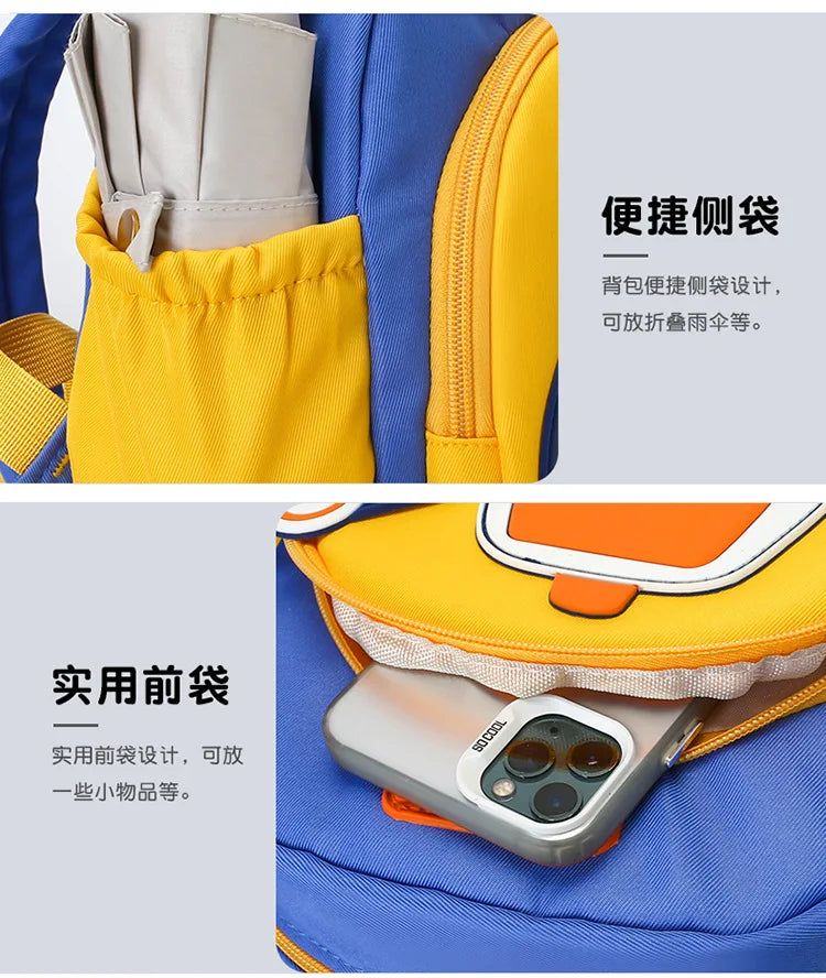 Kids Backpack for Boys Girls Toddler School Kindergarten Cute Construction Truck Car Design Trendy Casual Backpack