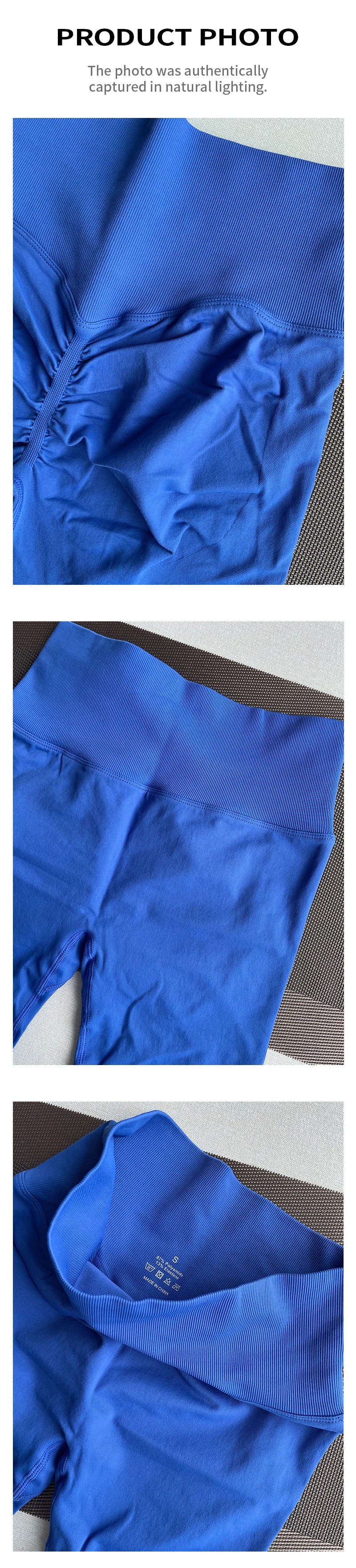 Damen-Yoga-Leggings mit hoher Taille, nahtlos, hochdehnbar, Po-Lifting, atmungsaktive Sporthose für Damen, Fitnessstudio-Leggings