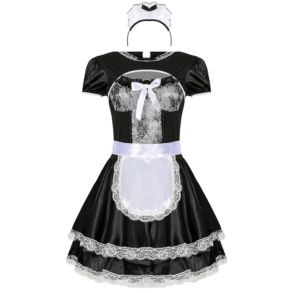 Halloween Klassisches französisches Dienstmädchenkostüm Oktoberfest Damenkleid Mittelalterliches deutsches Dirndlkleid Cosplay Anziehpartykostüme