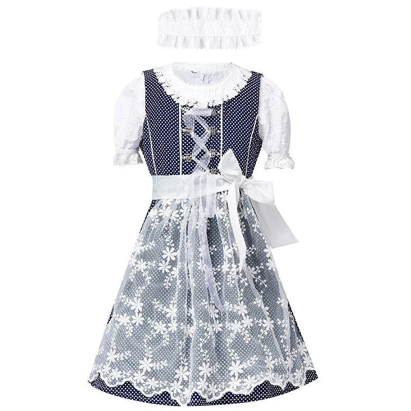 Kinder Jungen Mädchen Oktoberfest Kostüme Bayerisches Dirndl Kleid Kinder Lederhosen Cosplay Karneval Party Halloween Kostüm